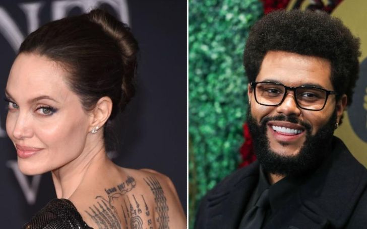 Angelina Jolie & The Weeknd Sparks Dating Rumors! Spotted at Restaurant Together!!